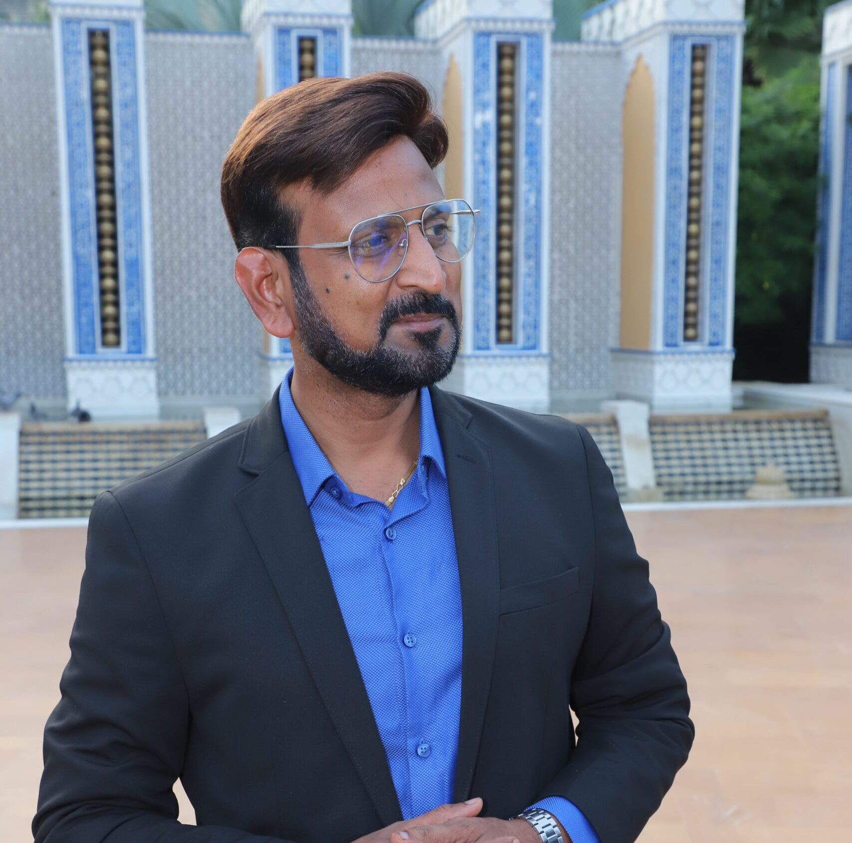 Founder portrait style image