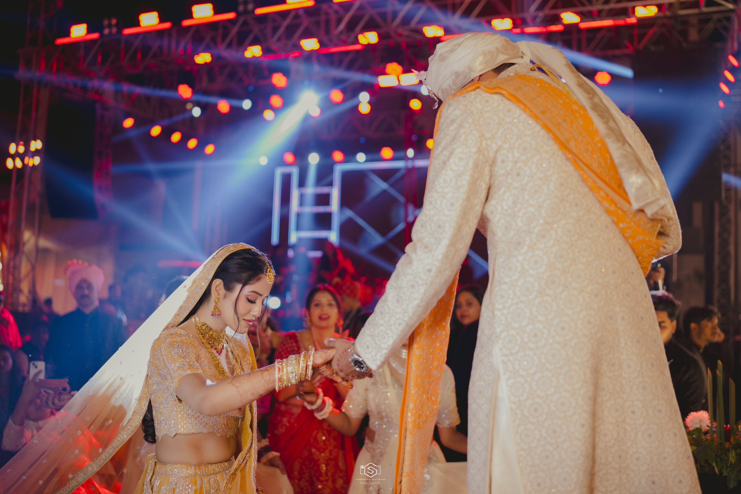 Wedding mandap detail